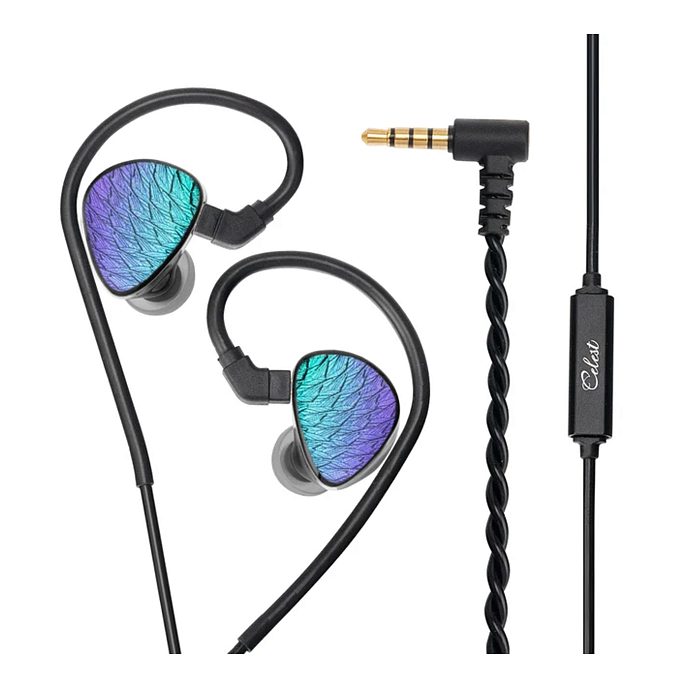In-ear headphones Celest Wyvern Black Remaster (with Mic) Malachite Violet - img.0