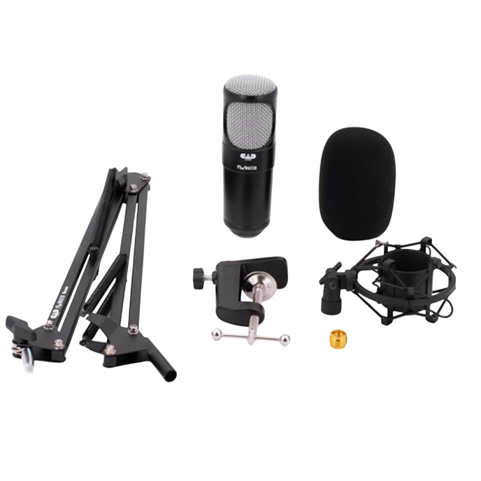 Microphone for streaming and gaming CAD PM1200 PodMaster SuperD Pro Black - img.3