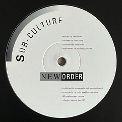 Vinyl Record New Order - Sub-Culture LP