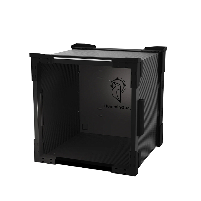 Vinyl Storage Box HumminGuru FlexiCube LP Storage Box Black - img.1