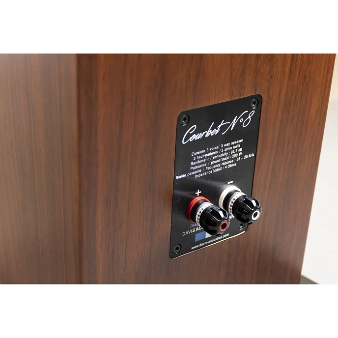 Floorstanding Speakers Davis Acoustics Courbet N 8 Red - img.5