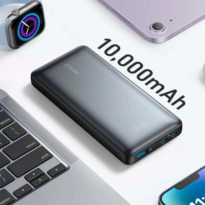 Power Bank Anker 533 Power Bank 10000 Mah 25W Black - img.1