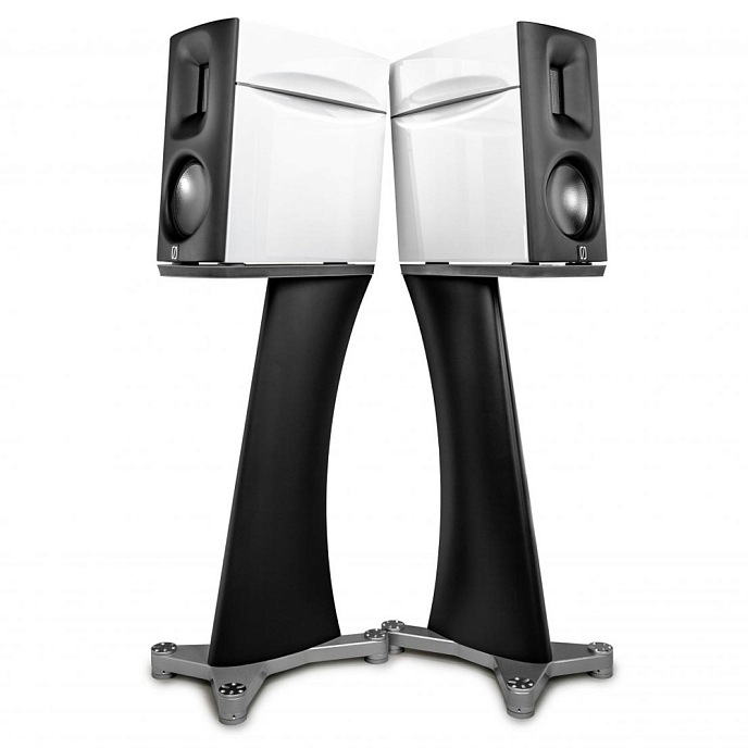 Bookshelf speakers Borresen M1 White Piano Lacquer - img.1