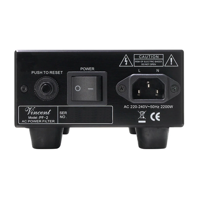 Network filter Vincent PF-2 Black - img.1