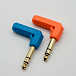 Adapter DJTT Chroma Jacks Adapter Angled jack 3.5mm (f) - jack 6.3mm (m) Neon Orange - img.2 Adapter DJTT Chroma Jacks Adapter Angled jack 3.5mm (f) - jack 6.3mm (m) Neon Orange - img.2