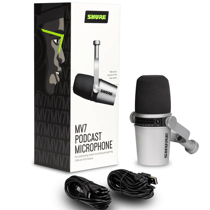 USB Microphone Shure MV7 Silver - img.8