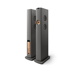 Kit KEF LS60 Wireless Titanium Grey + Kube 12B Subwoofer + KW1 Kit