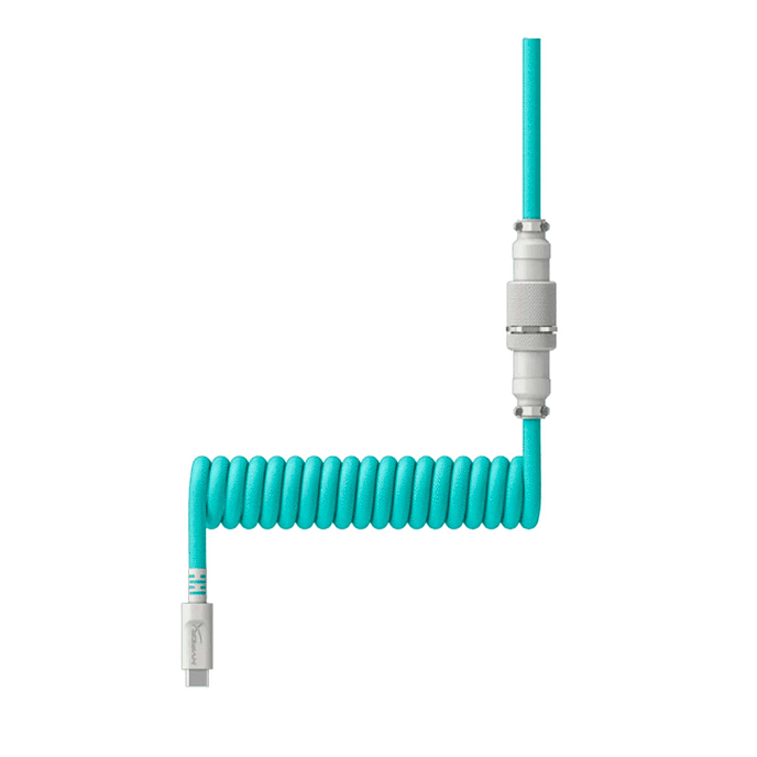 Cable HyperX Coiled Cable light Green White 1.37m - img.2