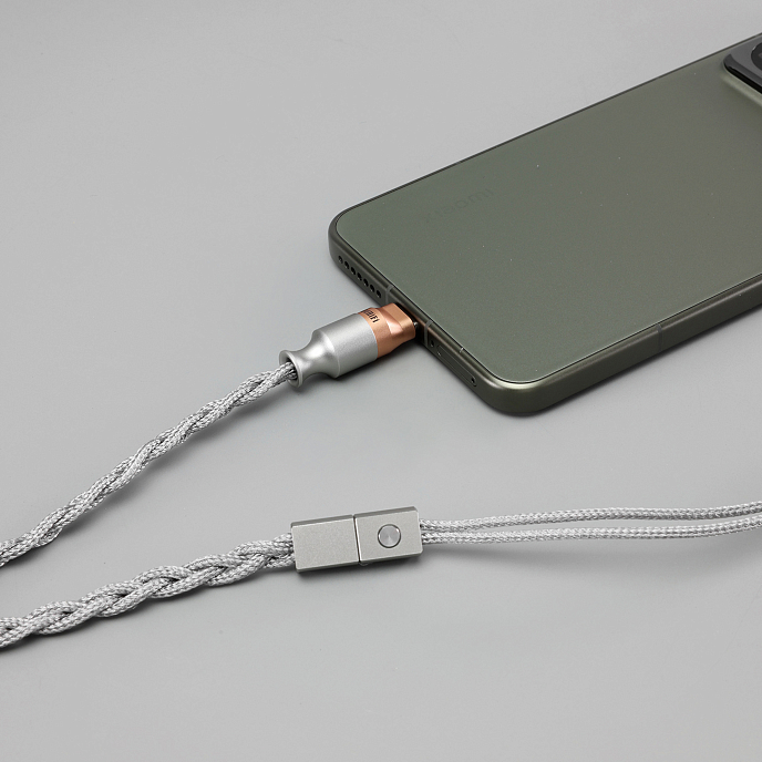 Cable ddHiFi M198C USB-C - 2-pin Silver - img.6