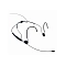 Sennheiser HSP 2-EW black головной микрофон