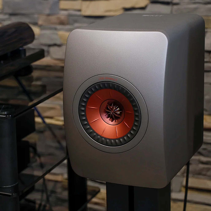 Bookshelf speakers KEF LS50 Wireless II Titanium Grey + KEF S2 Floor Stand - img.6