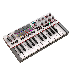MIDI Keyboard AKAI PRO MPK Mini IV White