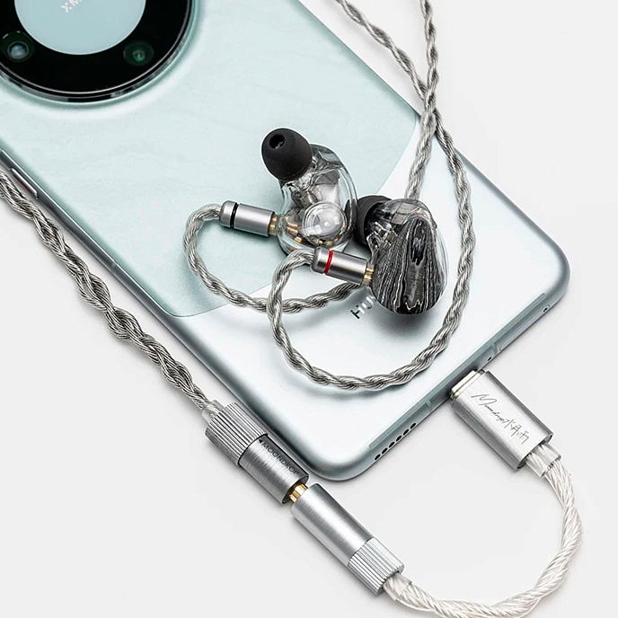 Headphone amplifier with DAC MoonDrop Echo-A Silver - img.2