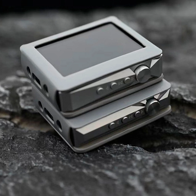 Player Case Hidizs AP80 Pro-X Leather Case Grey - img.3