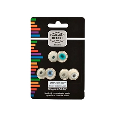 Eartips Dekoni Audio Bulletz for the Apple Airpods Pro Sample Pack Grey
