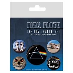 Souvenir Pyramid Pink Floyd Pin Badge Pack