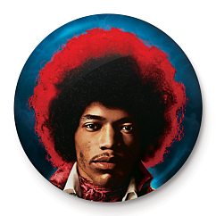 Souvenir Pyramid Jimmi Hendrix Both Sides Of The Sky (Button Badges)