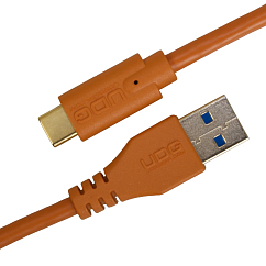 Cable UDG Ultimate Audio Cable USB-C - USB-A Straight 1.5m Orange