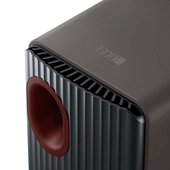 Bookshelf speakers KEF LS50 Wireless II Titanium Grey + KEF S2 Floor Stand