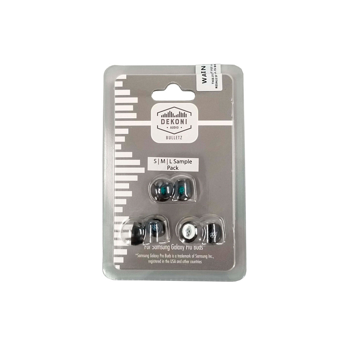 Eartips Dekoni Audio Bulletz for Samsung Galaxy Pro Sample Pack - img.2