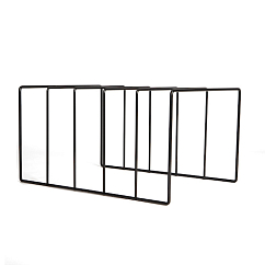 Vinyl record stand MJI Audio Vinyl Records Holder R25 Black