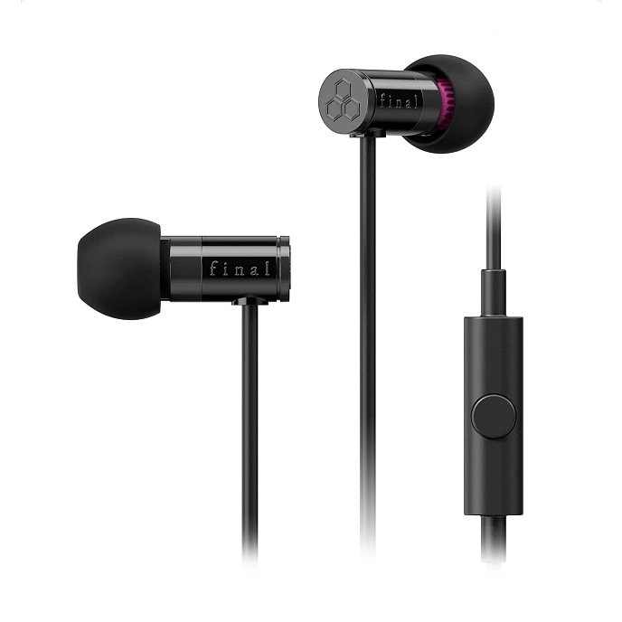 In-ear headphones Final Audio E1000C with Mic Black - img.0
