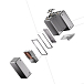 In-ear headphones MoonDrop Armature Art 12 Silver - img.6