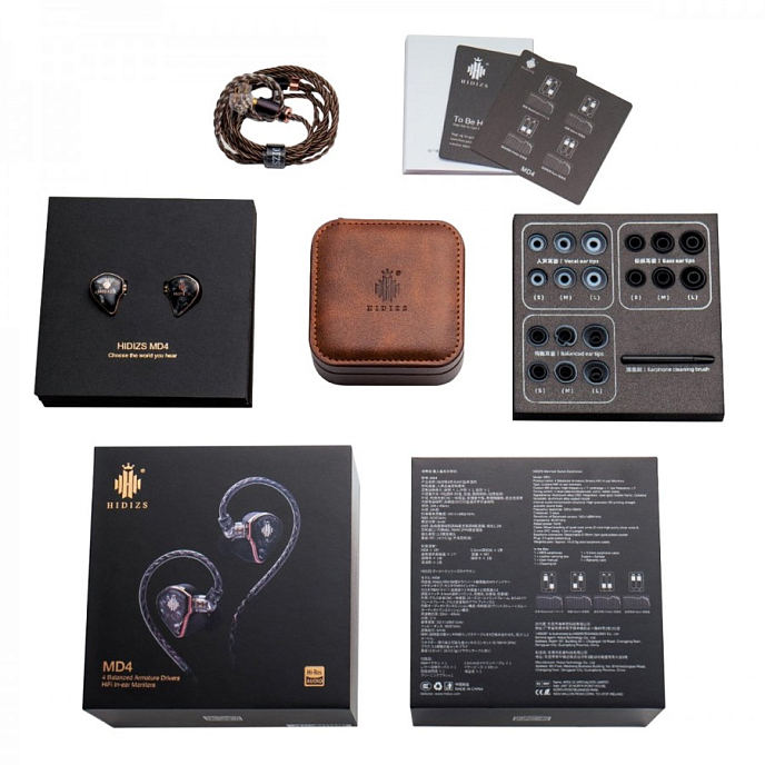 In-ear headphones Hidizs MD4 Silver - img.1