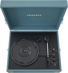 Turntable Crosley Voyager Portable With Bluetooth Out Washed Blue