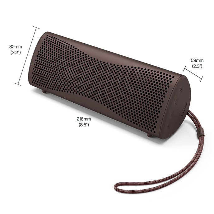 Portable speaker KEF Muo Cocoa Brown - img.1