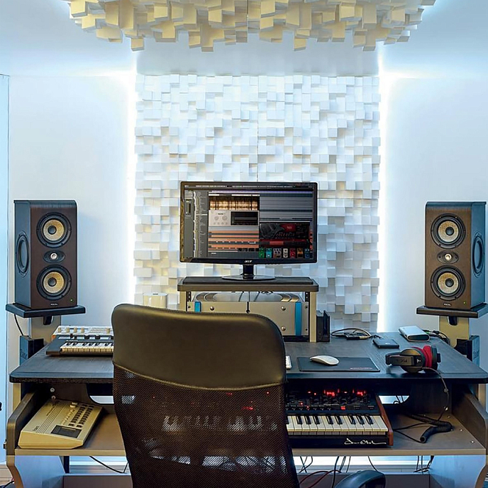 Speaker Stands Zaor Monitor Stand White Grey - img.3