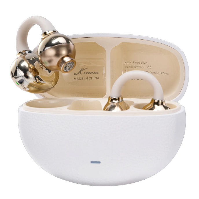Wireless Headphones Kinera Sylvie White Champagne Gold - img.0