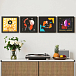 Vinyl record frame HumminGuru Will Display Record Frame (Set of 4) Black - img.3