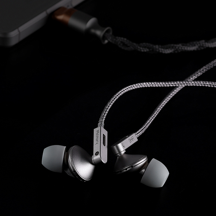 In-ear headphones ddHiFi E13P Memory USB-C Silver - img.6