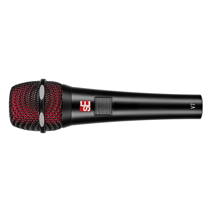 Vocal microphone SE Electronics V7 PTT Black Red - img.1