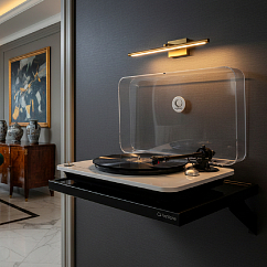 Turntable shelf NorStone Esse WS Black/Walnut