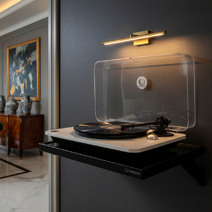 Turntable shelf NorStone Esse WS Black/Walnut - img.2