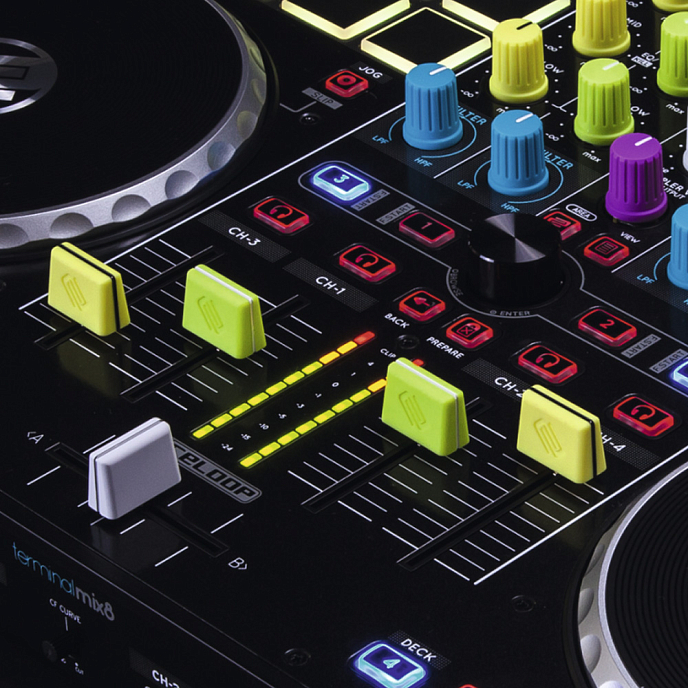 DJ set Reloop Fader Cap Set White - img.3