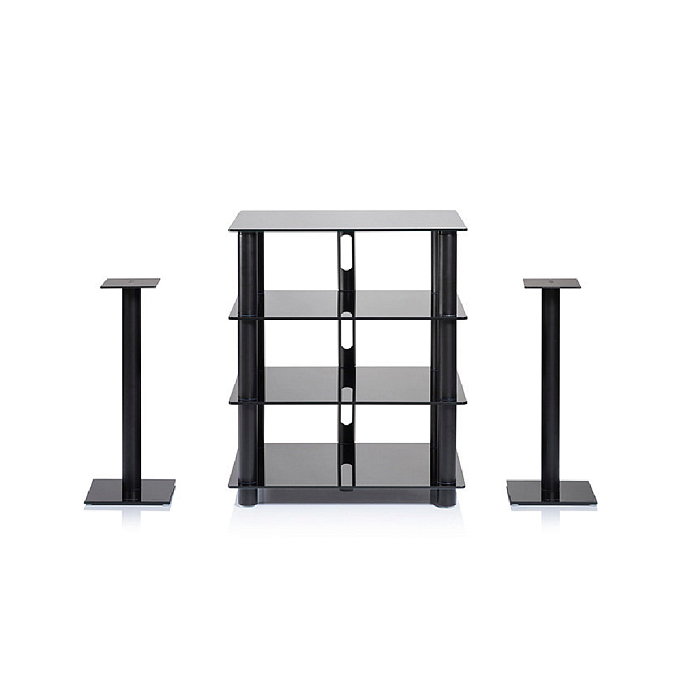 Speaker Stands NorStone Epur Speaker Stand Black/Satin - img.1
