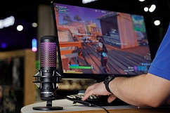 Microphone for streaming and gaming HyperX QuadCast S Black