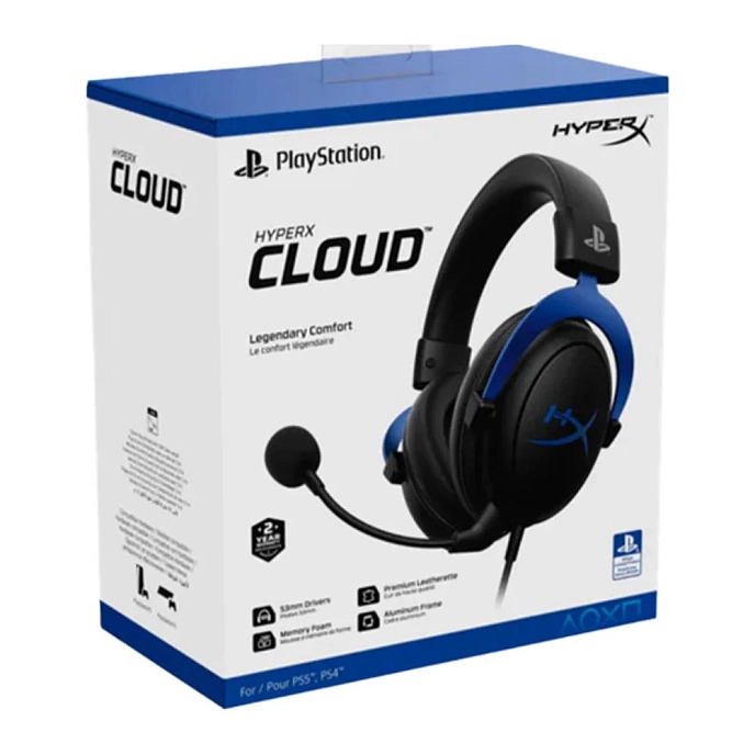 Gaming headset HyperX Cloud Blue PS5 Blue Black - img.4