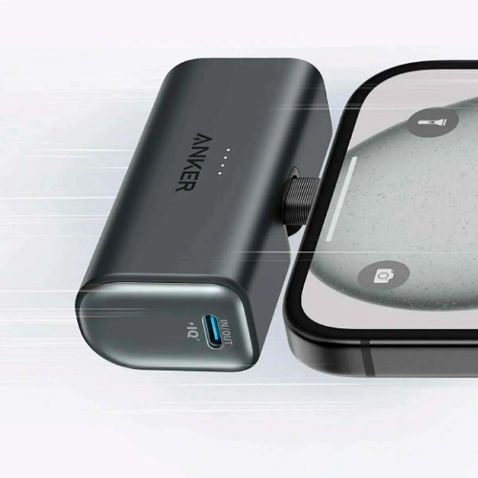 Portable battery Anker Nano Power Bank (5000mAh 22.5W Built-In USB-C) Black - img.2