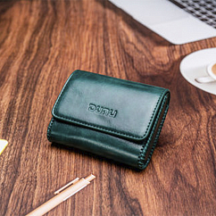 Headphone case DUNU Leather Carry Case Series Dark Green