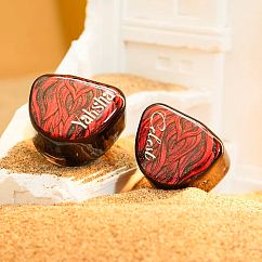 In-ear headphones Celest Yaksha Blood Red