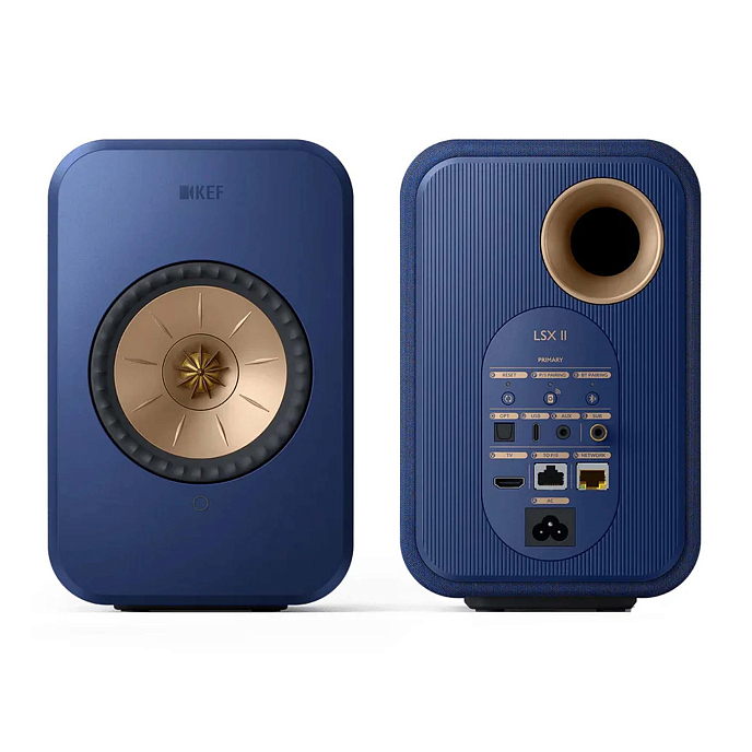 Kit KEF LSX II Cobalt Blue + KEF S1 Floor Stand Grey - img.2