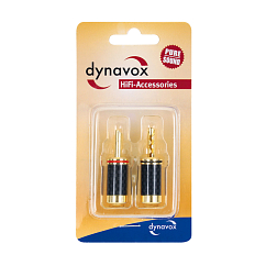 Connector Dynavox Banana Carbon Set (2 pc) Black