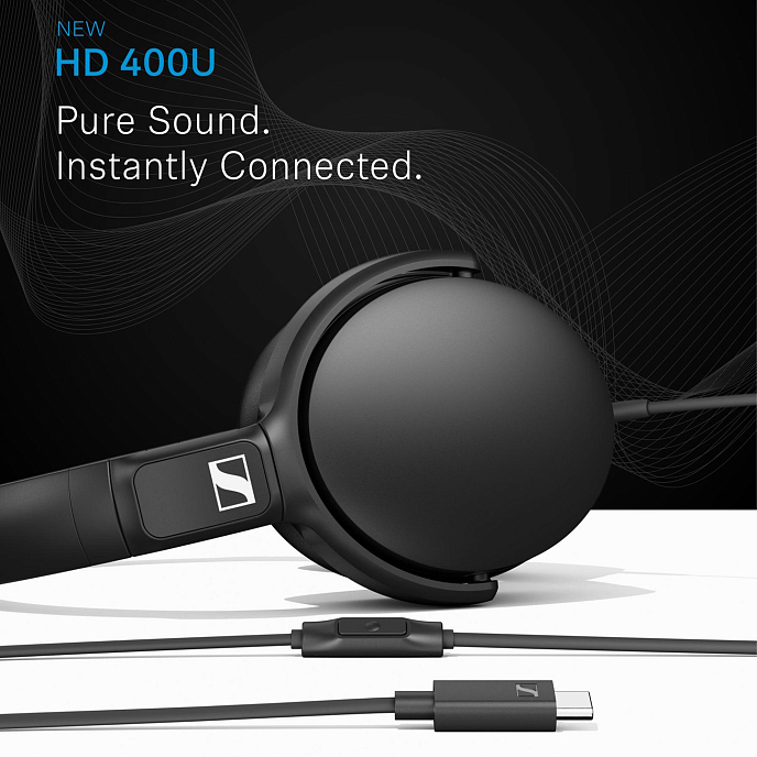 Over-ear headphones Sennheiser HD 400U Black - img.6