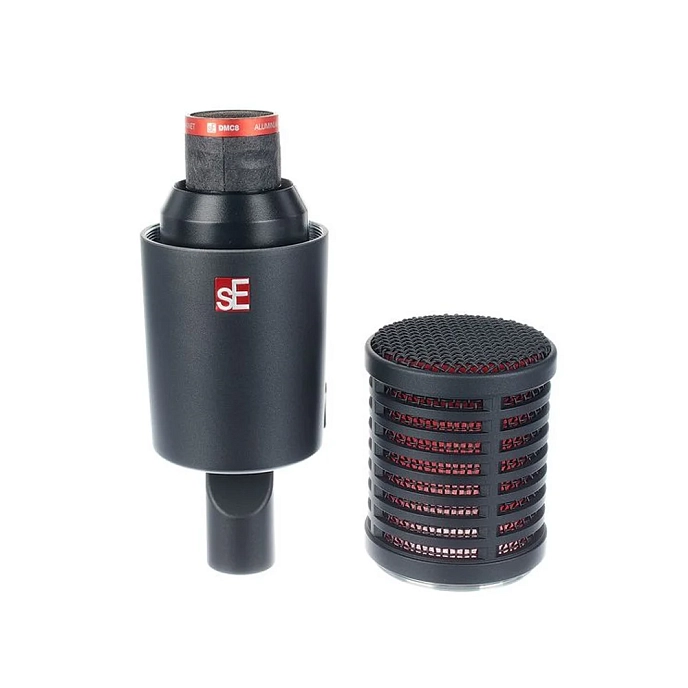 Vocal microphone SE Electronics DynaCaster DCM 8 Black Red - img.6