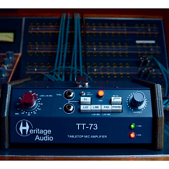 Preamp Heritage Audio TT-73 Tabletop Stereo Mic Preamp Black