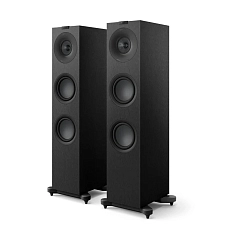 Speaker System KEF Q7 Meta Satin Black (Pair) + VSSL MA.1 Black